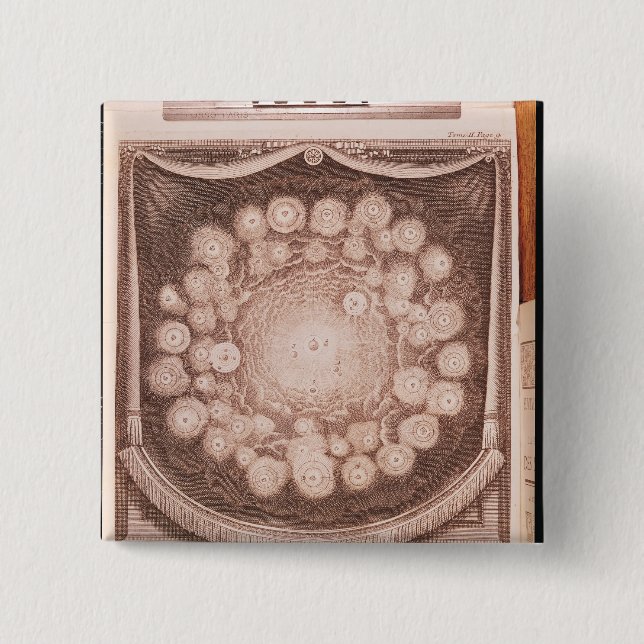 The Solar System 15 Cm Square Badge (Front)