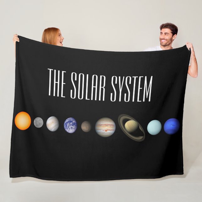 The Solar System Fleece Blanket (In Situ)