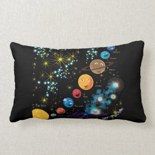 The Solar System Lumbar Cushion