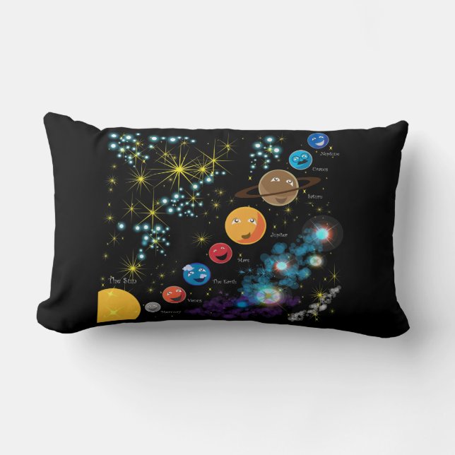 The Solar System Lumbar Cushion (Front)