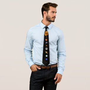 THE SOLAR SYSTEM - major and minor planets Tie