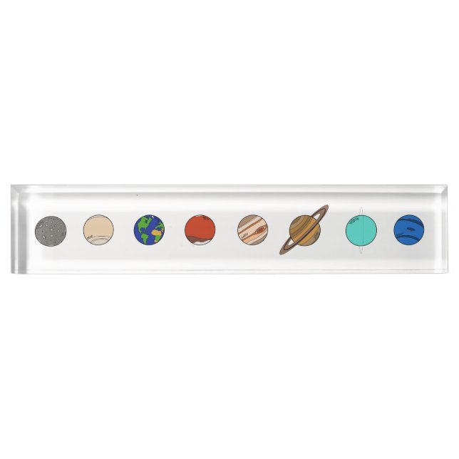 The Solar System Nameplate (Front)