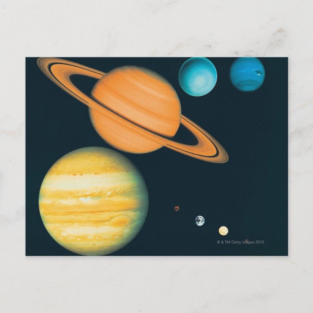 The Solar System Postcard (Front)