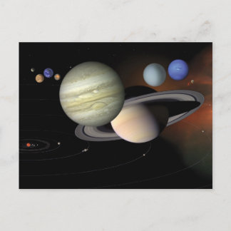 "The Solar System" postcard