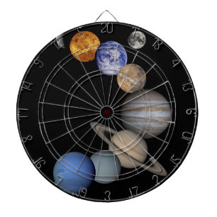 The solar system range our planets dartboard