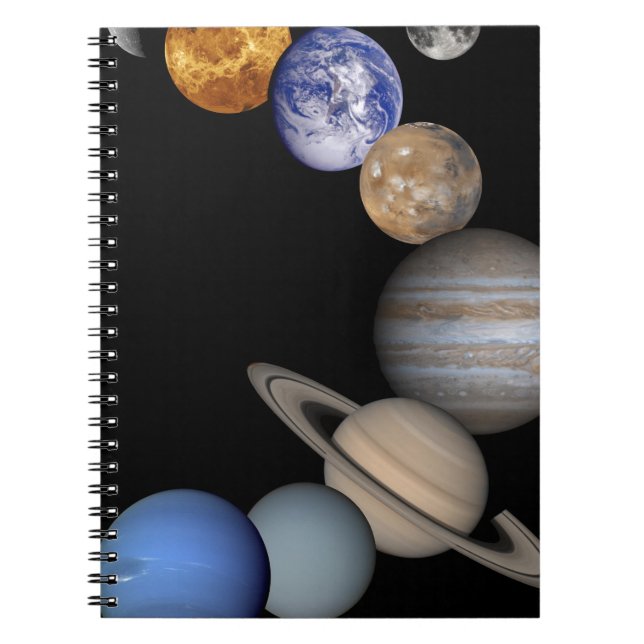 The solar system range our planets notebook (Front)