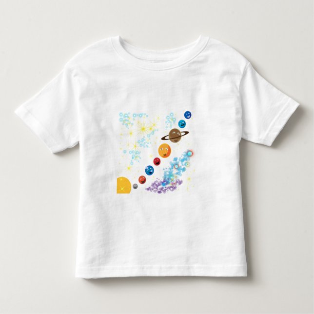 The Solar System Toddler T-Shirt (Front)