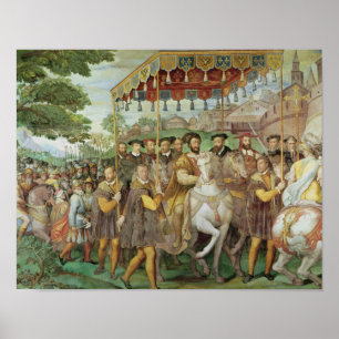 The Solemn Entrance of Emperor Charles V Poster