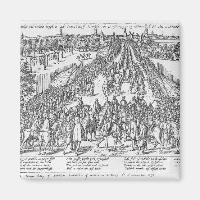 The Solemn entry of Matthias Magnet (Front)
