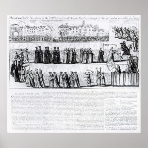 The Solemn Mock Procession Poster