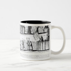 The Solemn Mock Procession Two-Tone Coffee Mug