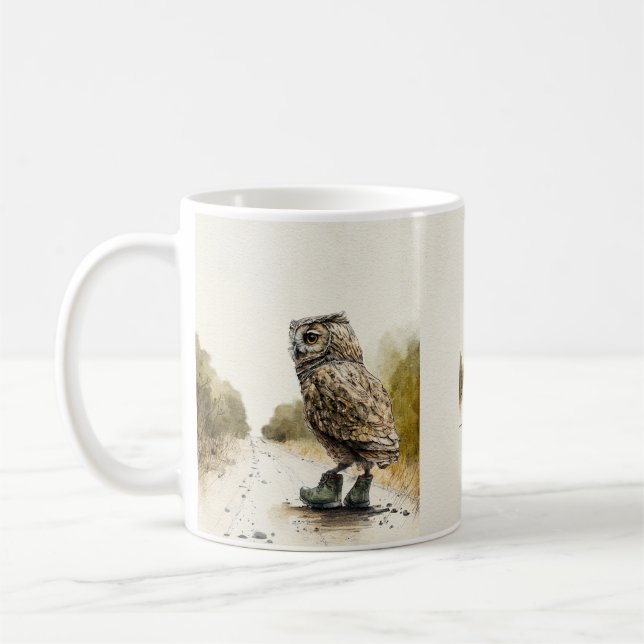 The Solitary Walk Coffee Mug (Left)