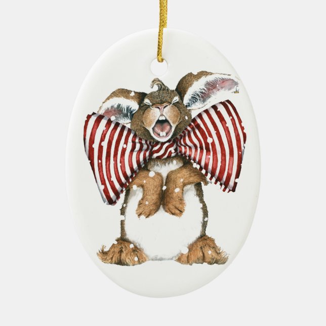 The Soloist Ceramic Ornament (Front)