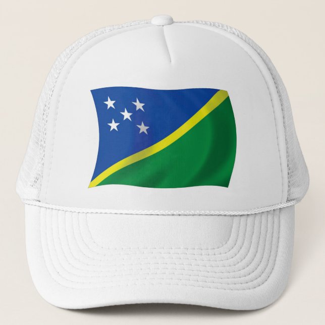 The Solomon Islands Flag Hat (Front)