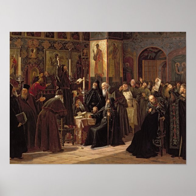 The Solovetsy Monastery's Revolt Poster (Front)