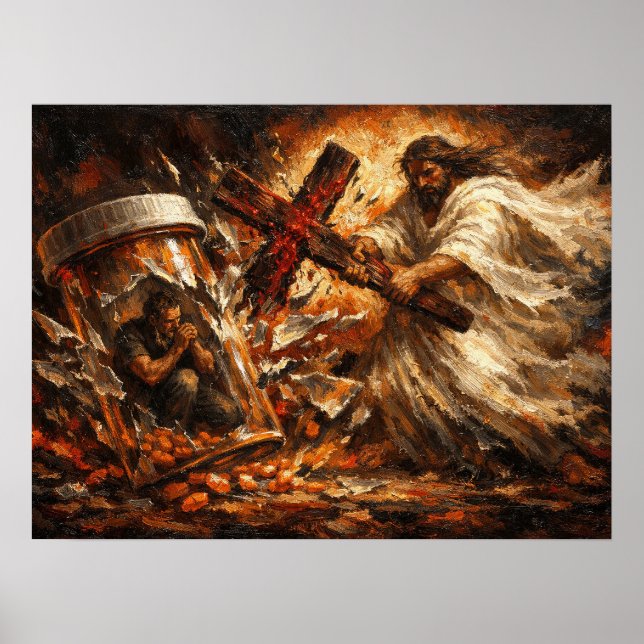 The Solution: Divine Breakthrough Recovery Art Poster (Front)