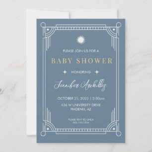 The Son   Tarot Baby Shower Invitation