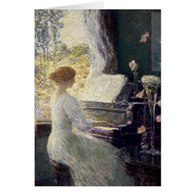 The Sonata by Frederick Childe Hassam (Front)