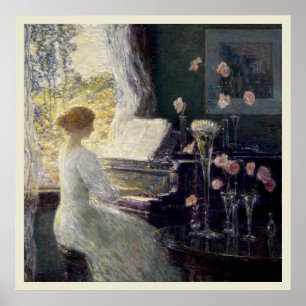The Sonata by Frederick Childe Hassam Poster