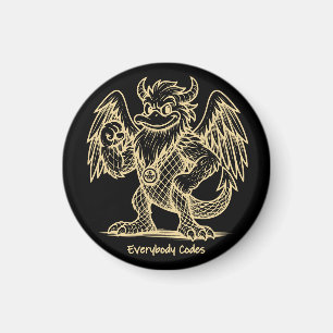 The Song of Ducks and Dragons Magnet