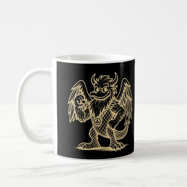 The Song of Ducks and Dragons Mug (Left)
