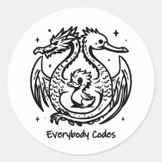 The Song of Ducks and Dragons Stickers Sheet