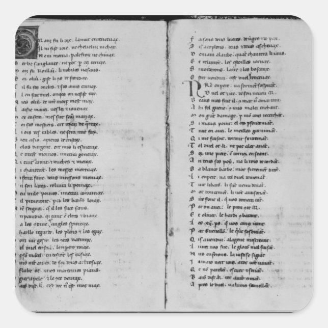 The Song of Roland' Square Sticker (Front)