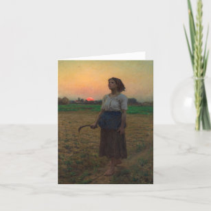 The Song of the Lark by Jules Adolphe Breton Thank You Card