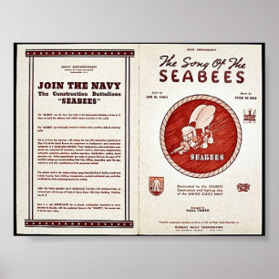 The Song Of The Seabees Poster
