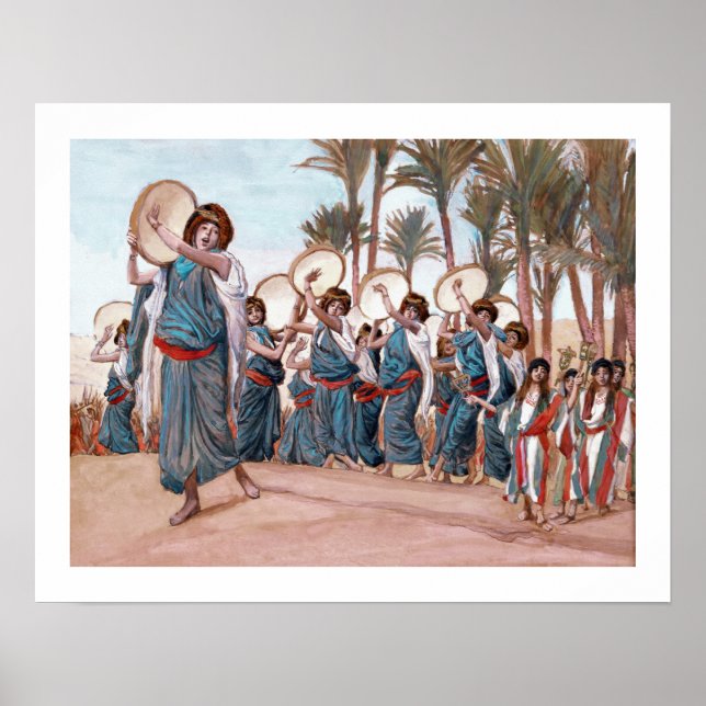 "The Songs of Joy" Passover Gift Art Print (Front)
