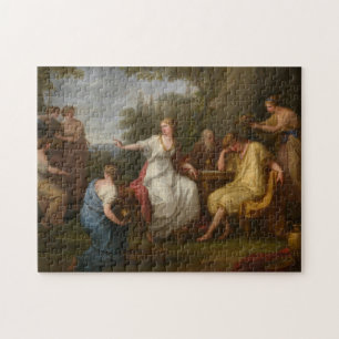 The Sorrow of Telemachus by Angelica Kauffman Jigsaw Puzzle