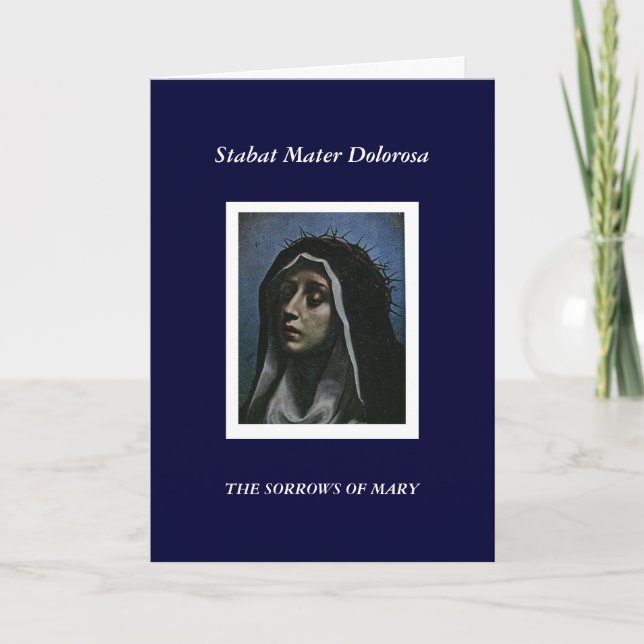 THE SORROWS OF MARY CARD (Front)