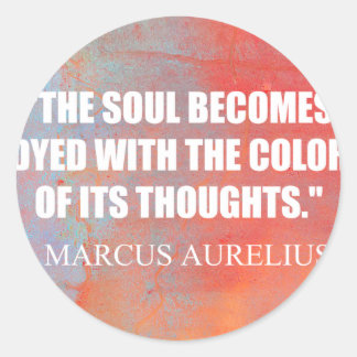 The Soul Becomes Dyed Classic Round Sticker