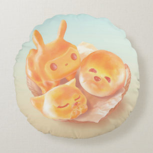 The Soul of Bread Round Cushion
