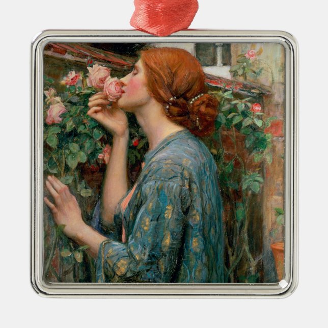 The Soul of the Rose, 1908 Metal Tree Decoration (Front)