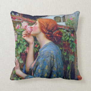 The Soul of the Rose, John William Waterhouse Cushion