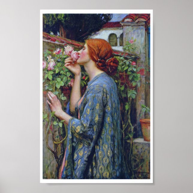 The Soul of the Rose, John William Waterhouse Poster (Front)