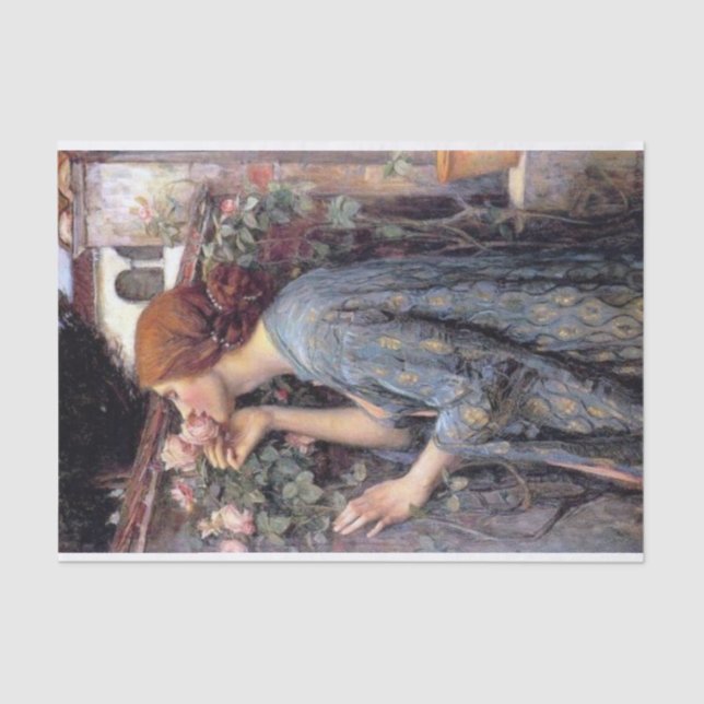 The Soul of the Rose or My Sweet Rose - 1908 Tissue Paper (Front)