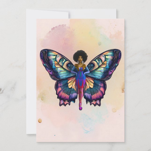 The Soulful Butterfly Effect Invitation (Front)