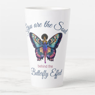 The Soulful Butterfly Effect Latte Mug