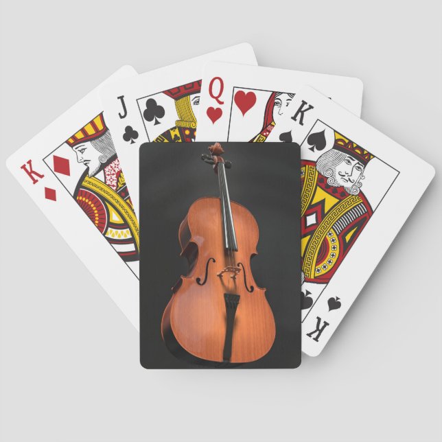  The Soulful Strings: Unveiling the Cello's Magic Playing Cards (Back)