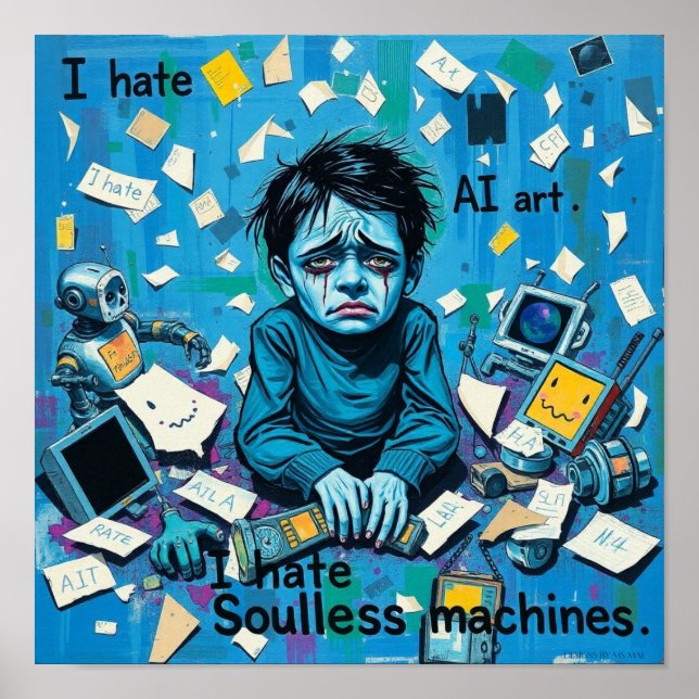 The Soulless Machine: 4 Poster (Front)