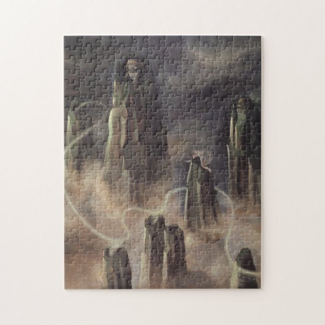 The Souls of the Mountain (by Remedios Varo) Jigsaw Puzzle (Vertical)