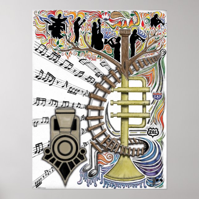 "The Sound Heard Through The Trees" Poster (Front)