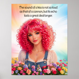 The sound of a kiss poster