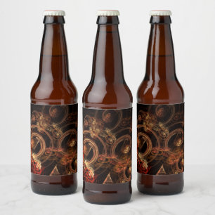 The Sound of Music Abstract Art Beer Bottle Label