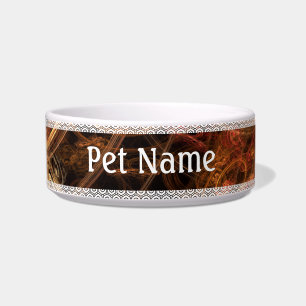 The Sound of Music Abstract Art Cat Bowl