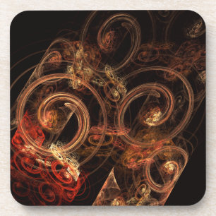 The Sound of Music Abstract Art Cork Coaster