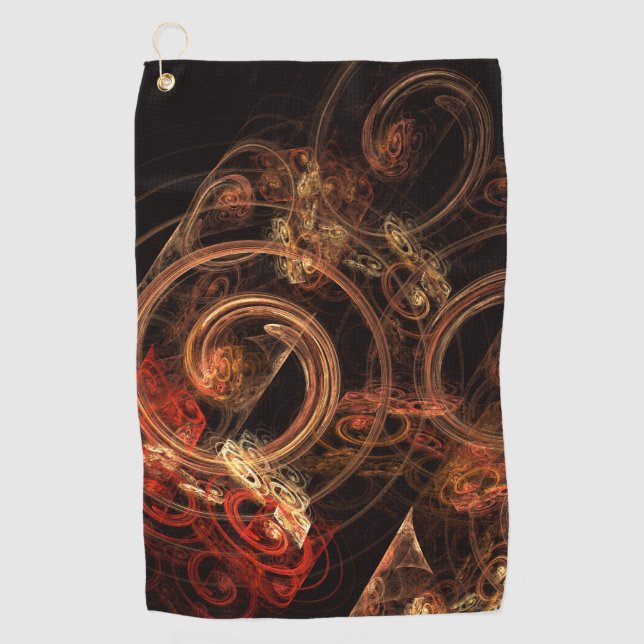 The Sound of Music Abstract Art Golf Towel (Front)