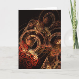 The Sound of Music Abstract Art Greeting Card